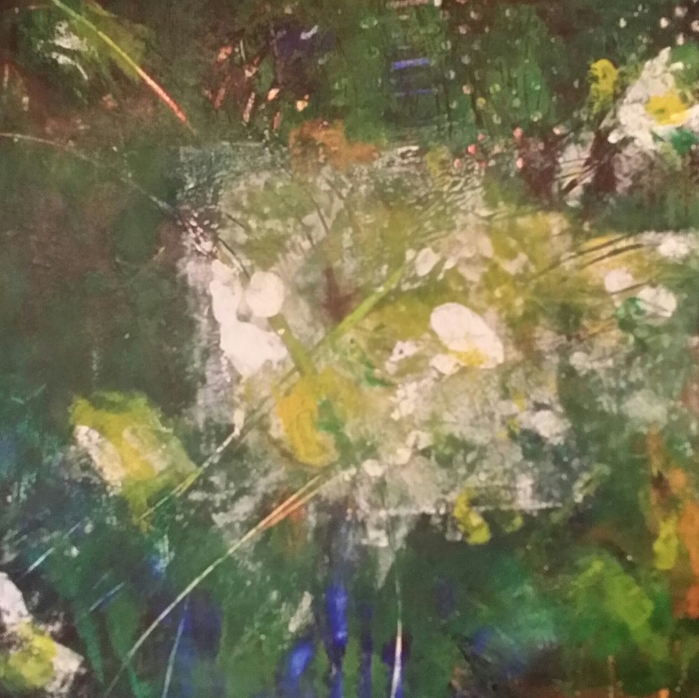 "Exploding Granny" original painting by me